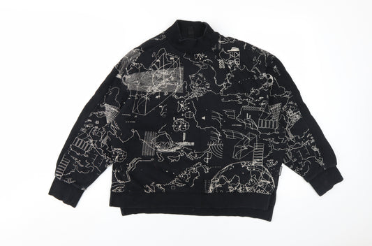 Brooklyn's Own Black Graphic Sweatshirt, Unisex Small