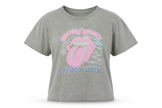 Rolling Womens Stones Green Music T-Shirt Size S