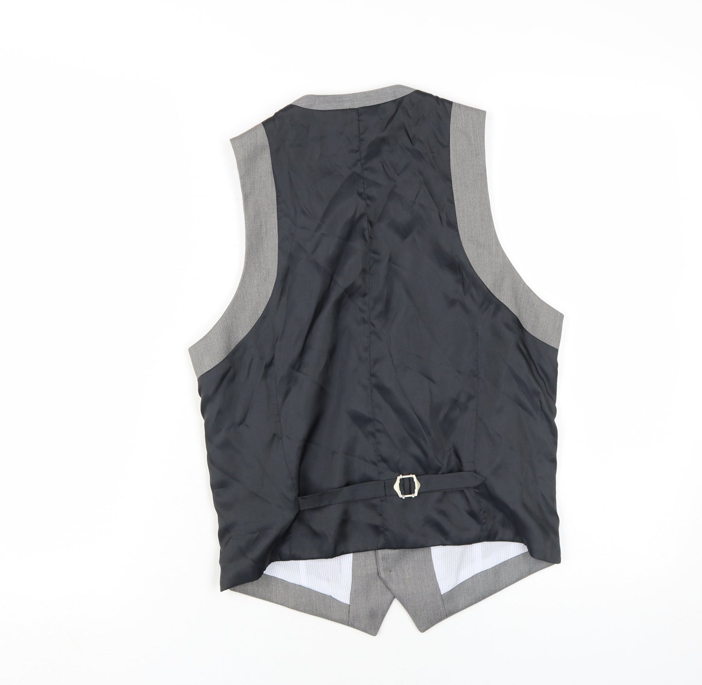 Topman Men's Grey Suit Waistcoat, Size 36R, Excellent