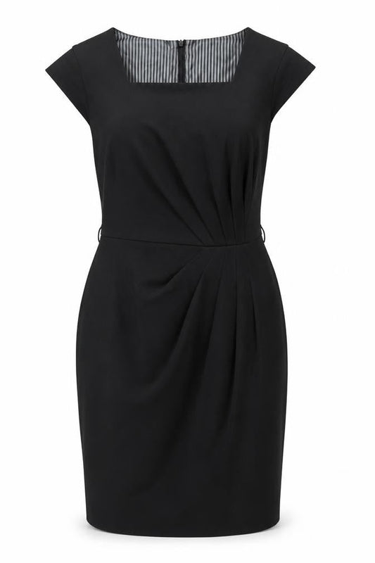 Debenhams Petite Black Sheath Dress, Size 14 Women