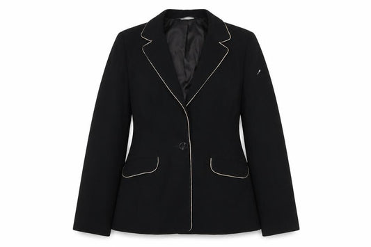 BHS Women's Black Suit Jacket UK Size 10 Notch Lapel