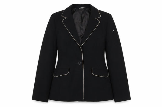 BHS Women's Black Suit Jacket UK Size 10 Notch Lapel