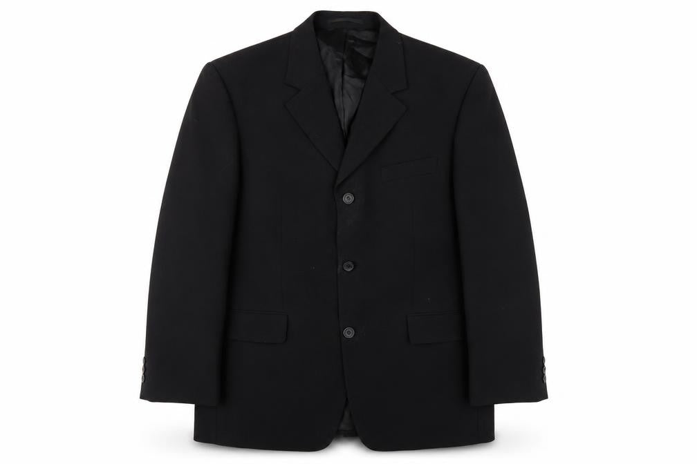 Tom English Men's Black Blazer, Size 38S, Classic Style