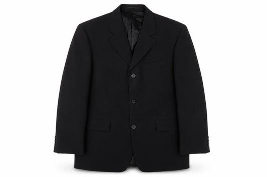 Tom English Men's Black Blazer, Size 38S, Classic Style