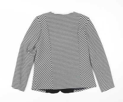 Klass Women's Black Blazer Geometric Size 12
