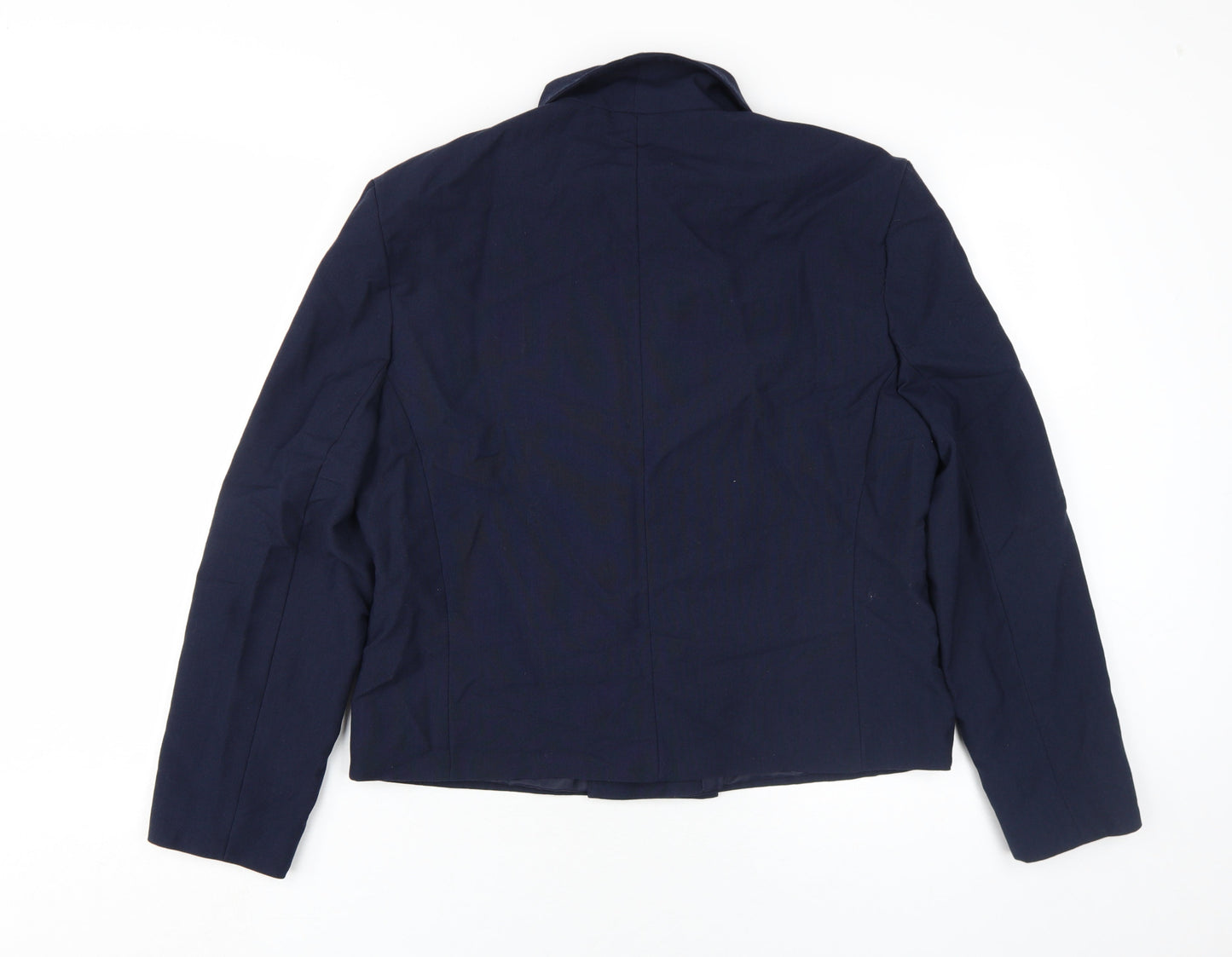Yessica Women's Blue Double Breasted Suit Jacket 14