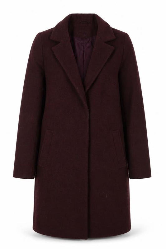 New Look Women's Brown Overcoat Size 10