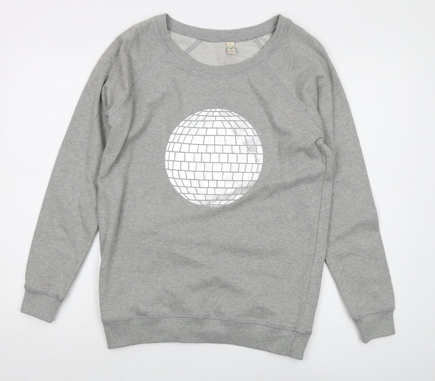 Earth Positive Women's Grey S Pullover Sweatshirt