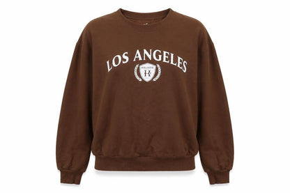 Hollister Women's Brown Pullover Sweatshirt S
