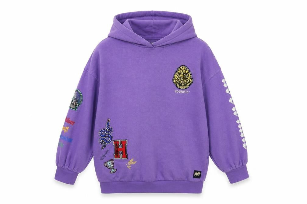 Marks & Spencer Girls Harry Potter Purple Hoodie 9-10 Years