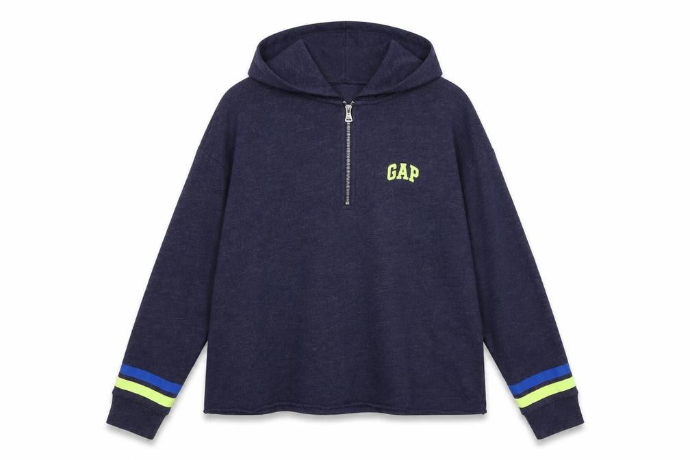 GAP Women's Blue Medium Hoodie, Logo, Casual