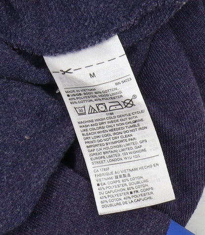 Gap Women's Blue Medium Hoodie, Logo, Casual