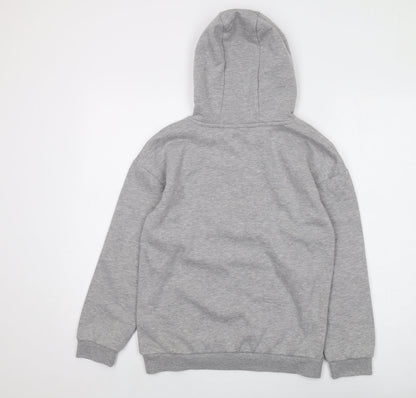 Preloved Primark Boys Grey Simpsons Pullover Hoodie - Size 20 - Back