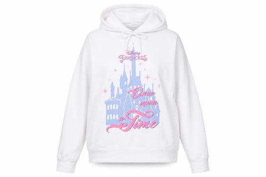 Disney Women's White XS Hoodie - Princess Graphic Print