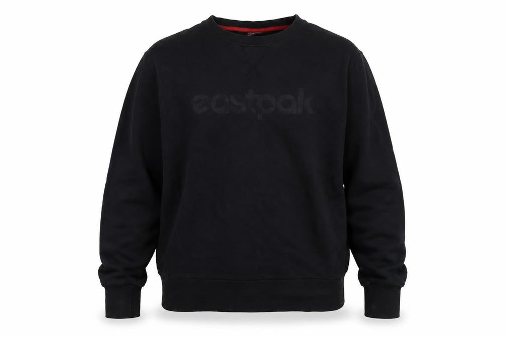 Eastpak XL Unisex Pullover Crew Neck Black Sweatshirt