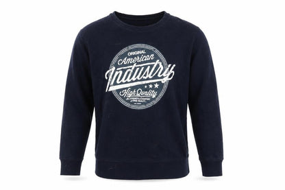 Smog Men's Blue Pullover Sweatshirt L Graphic Print