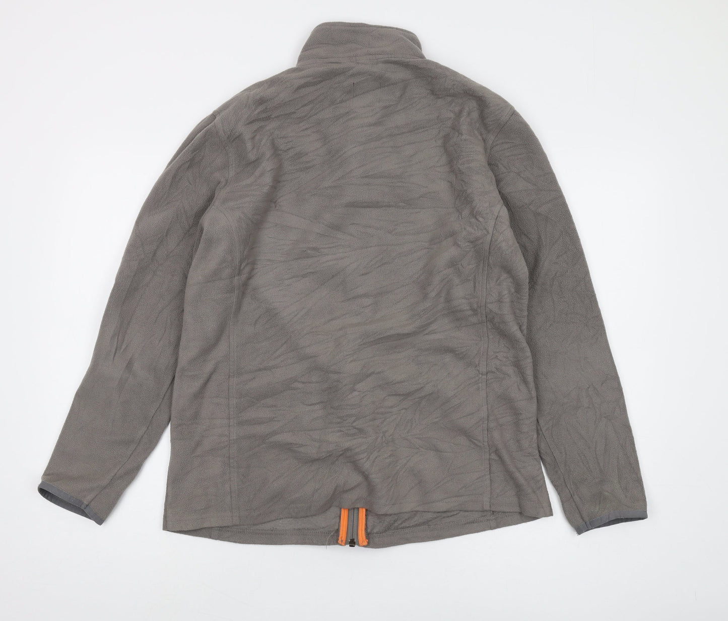 EDZ Women's Grey Basic Jacket, Size 16, Casual Style