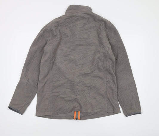 EDZ Women's Grey Basic Jacket, Size 16, Casual Style