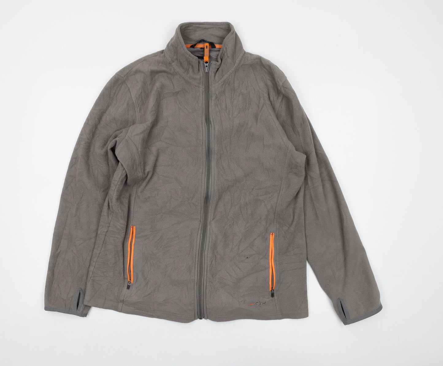 EDZ Women's Grey Basic Jacket, Size 16, Casual Style