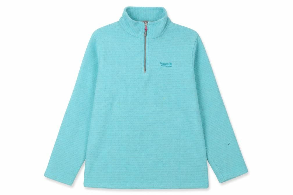Regatta Women's Blue Fleece 1/2 Zip Sweatshirt Size 14