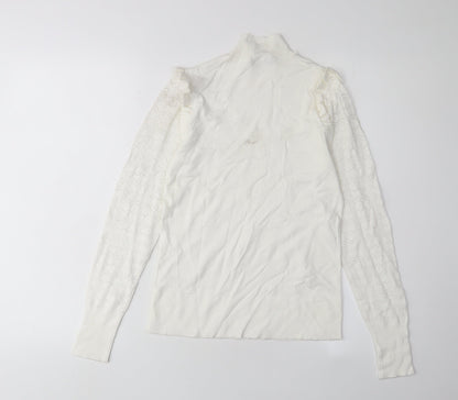 Back view of Nobody's Child Women's Ivory jumper, size 8
