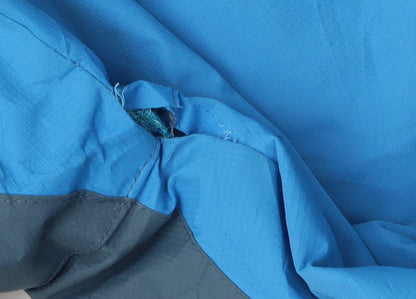 Mountain Life Women's Blue Rain Coat Size 8 Hooded Jacket