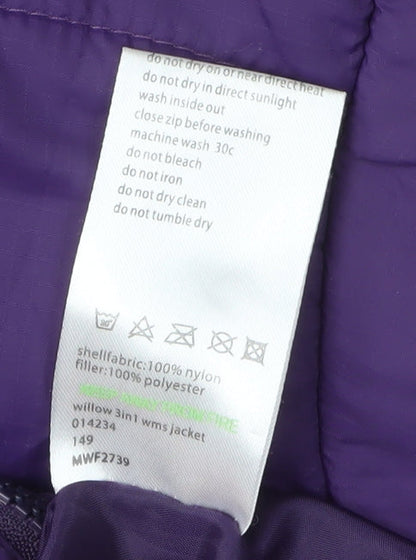 Mountain Life Women's Purple 3-in-1 Jacket, Size S