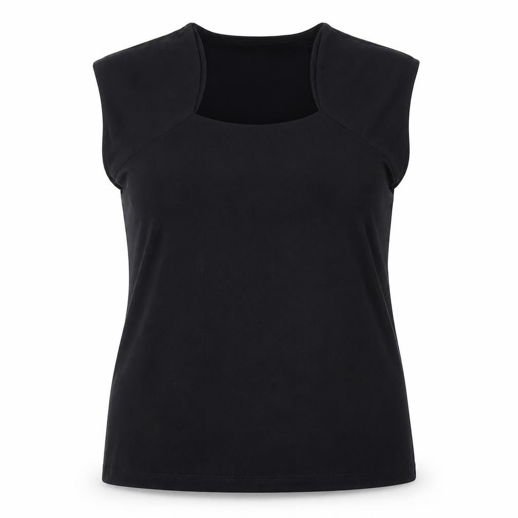 Russell Collection Unisex Black 2XL Basic Cotton Tank