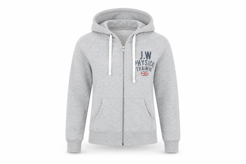 Jack Wills Grey Full Zip Women's Hoodie - Size 6
