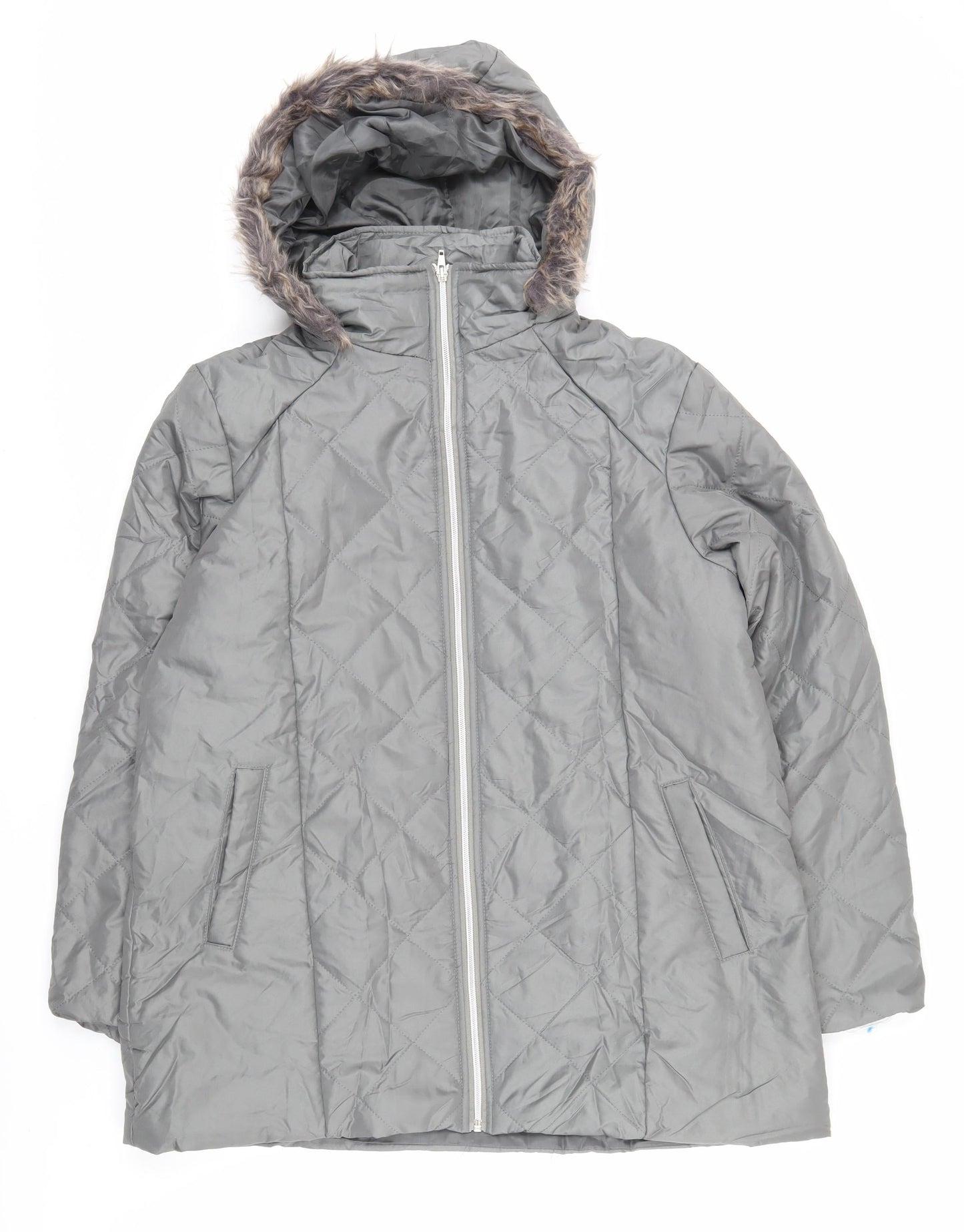 Anne De Lancay Women's Grey Puffer Jacket M