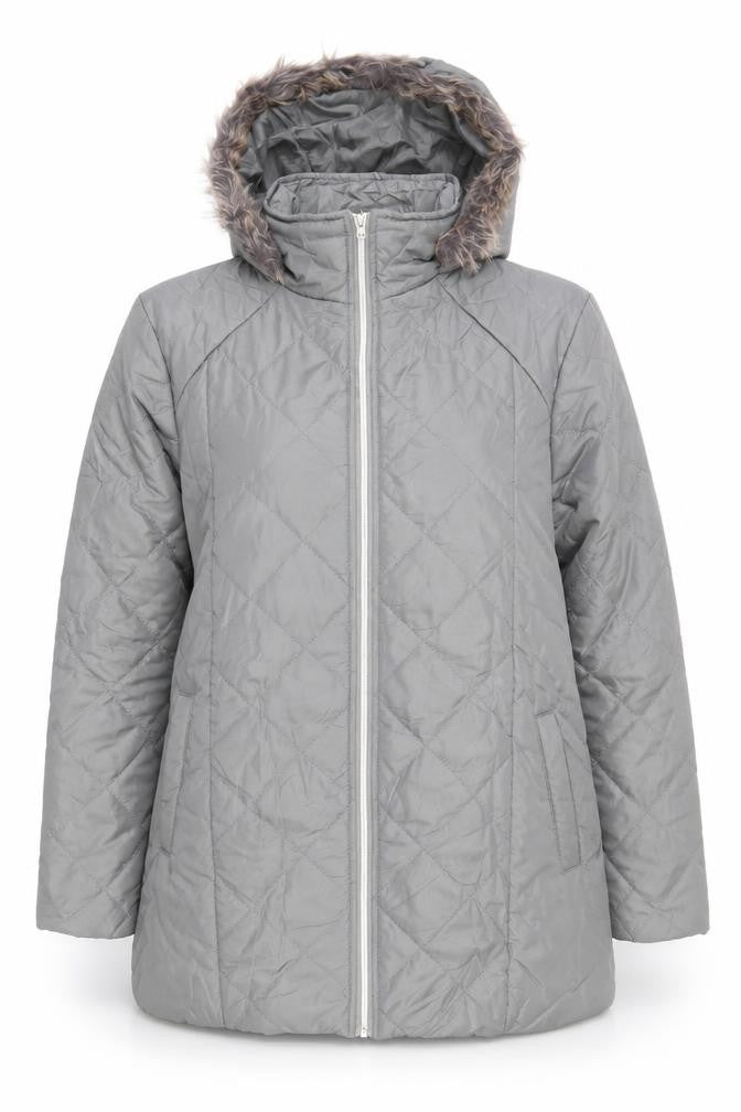 Anne De Lancay Women's Grey Puffer Jacket M