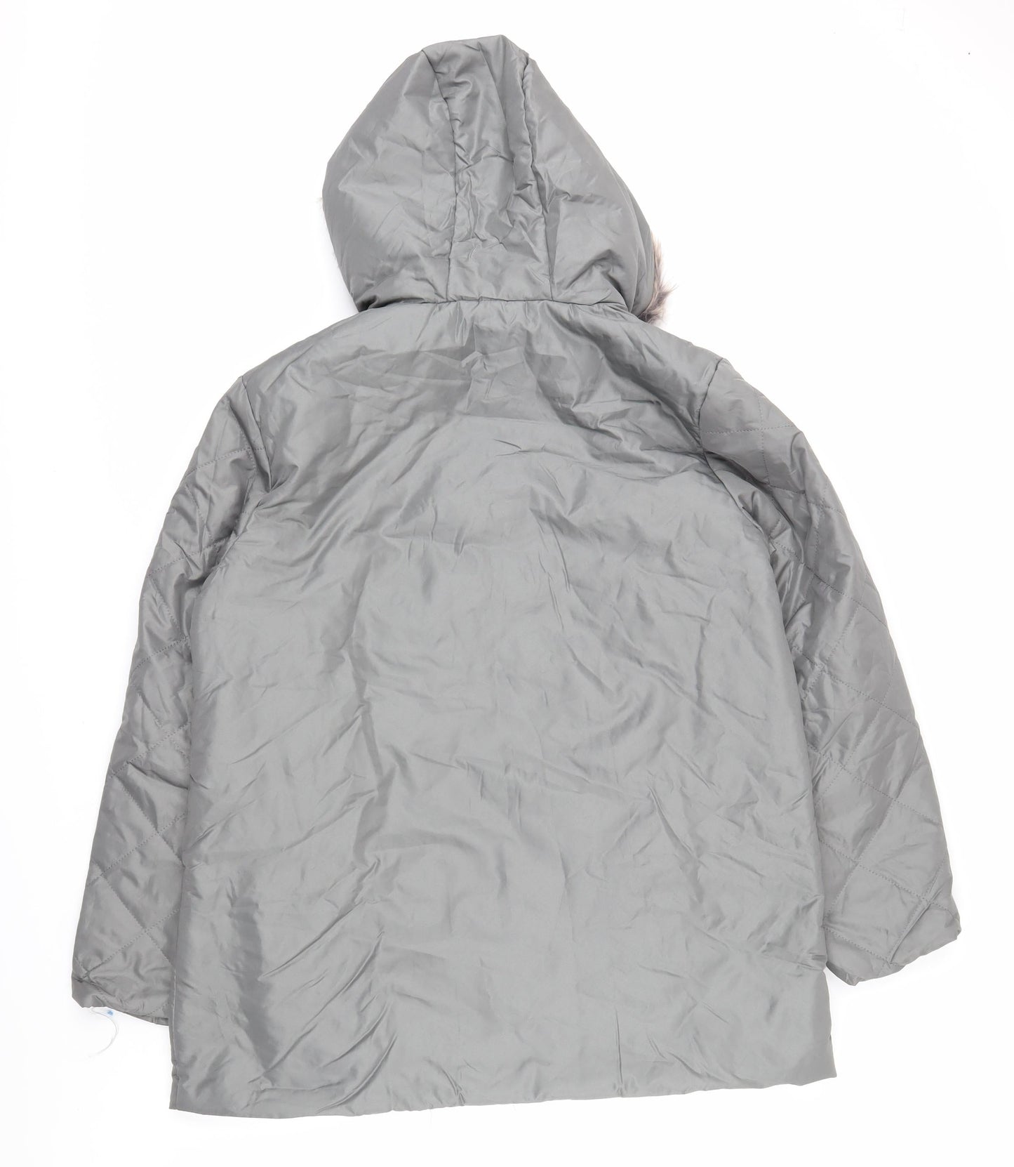 Anne De Lancay Women's Grey Puffer Jacket M