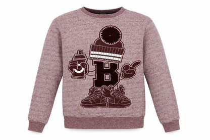 Beck & Hersey Women’s Red Graphic Pullover Sweatshirt S