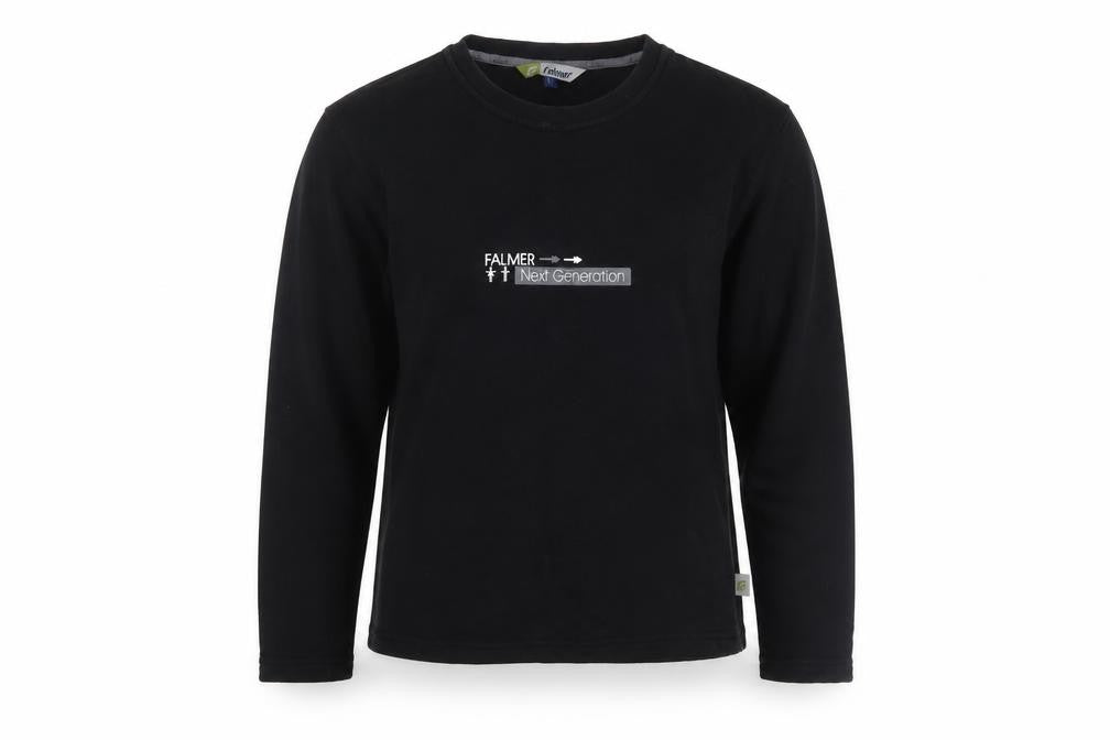 Falmer Black Unisex S Logo Pullover Sweatshirt Casual