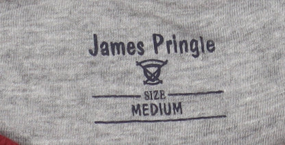 James Womens Pringle Red Pullover Sweatshirt M Casual