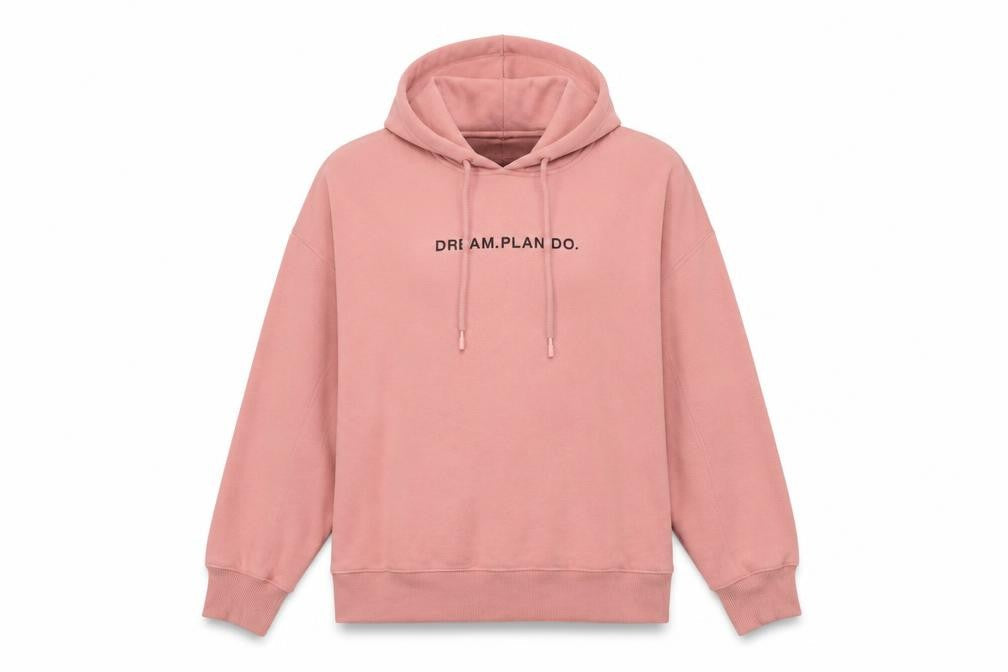 Amisu Women's Pink Pullover Hoodie, Size S, Casual