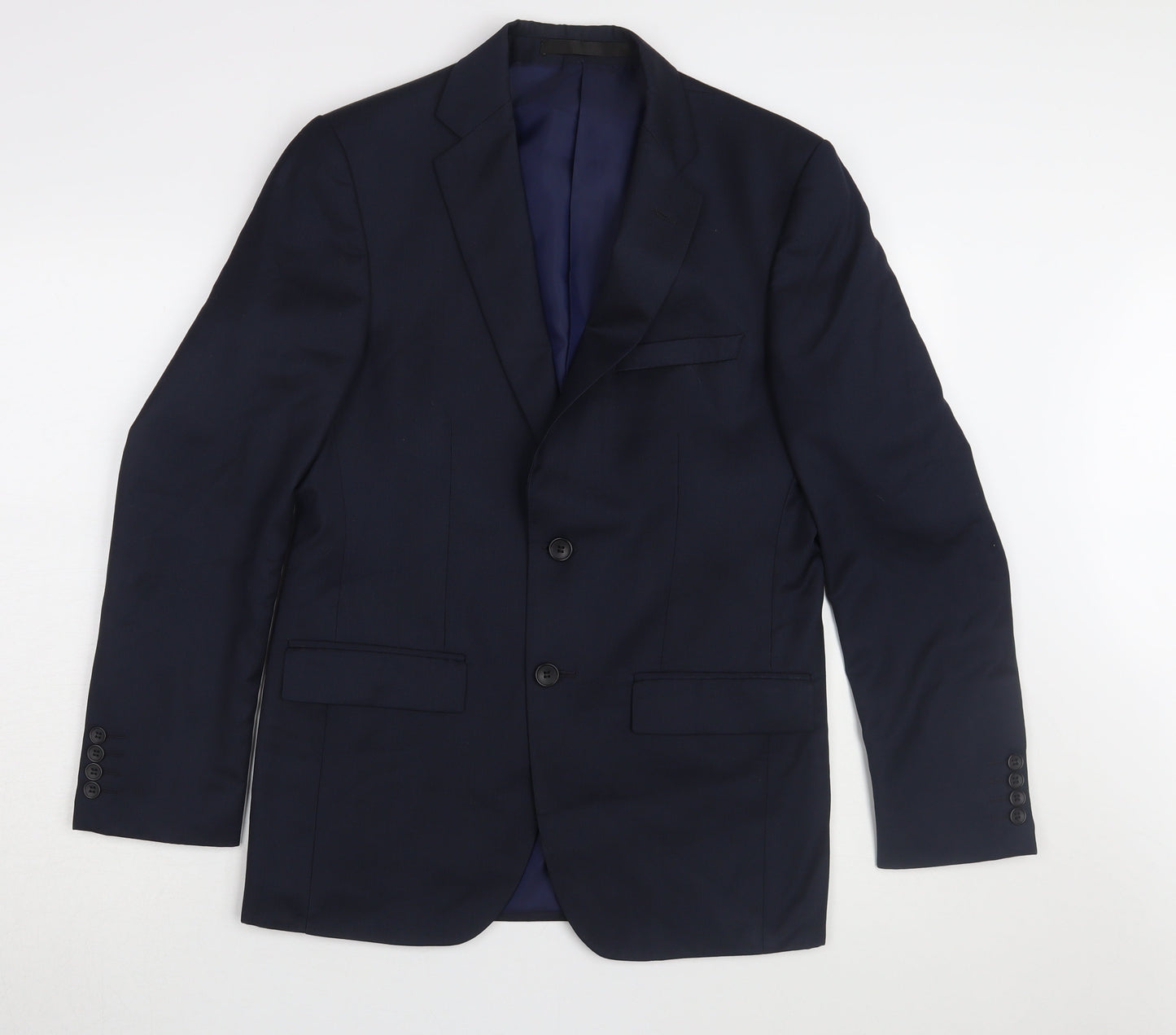 Marks & Spencer Men's Blue Blazer 36S Single-Breasted