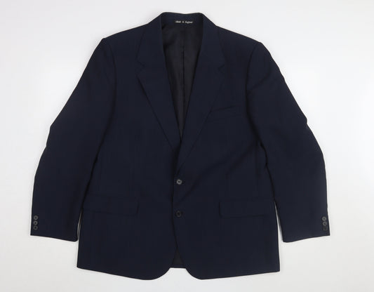 Harbarry of England Men's Blue 44S Blazer