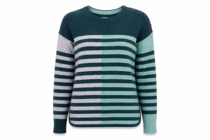 White Stuff Women's Multicoloured Striped Pullover, Size 8