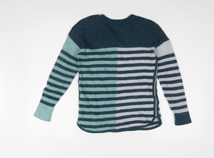 White Stuff Women's Multicoloured Striped Pullover, Size 8