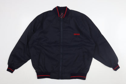 FERODO Men's Blue Bomber Jacket Size L - Casual Style