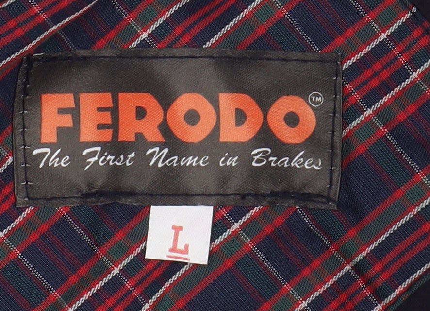 FERODO Men's Blue Bomber Jacket Size L - Casual Style