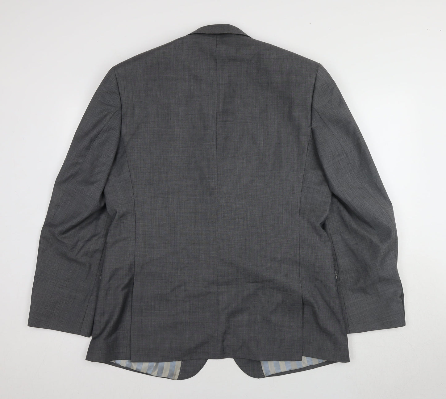 ALEXANDRE SAVILE ROW Men's Grey Blazer 44R Wool