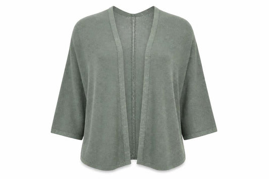Carina Ricci Women's Green Knit Cardigan, Size L