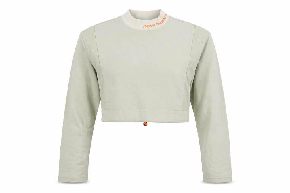 New Balance Women's Green S Pullover Sweatshirt