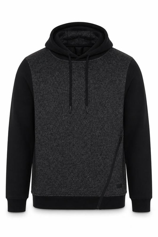 WROGN Men's Black Hoodie, Medium, Pullover, Hooded