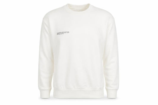 Pangaia Unisex White XS Pullover Sweatshirt