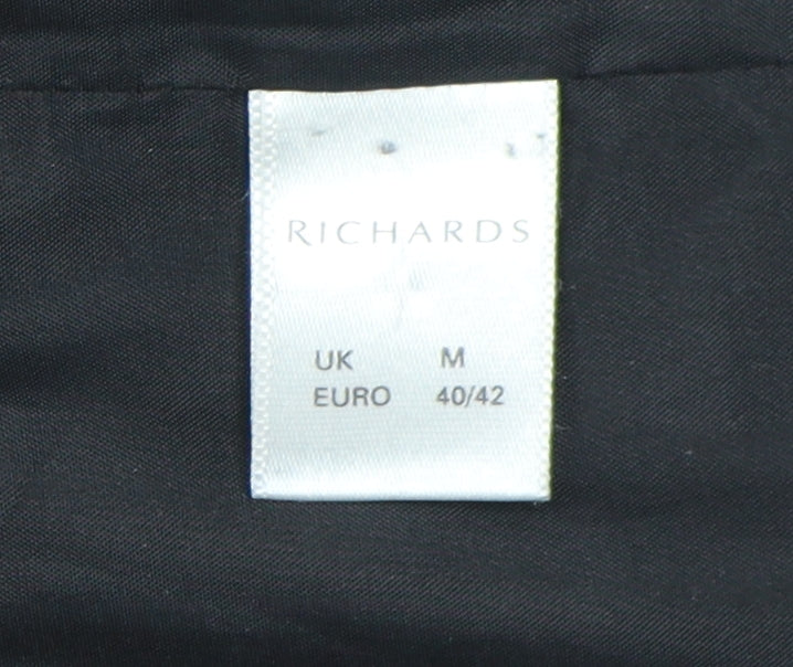 Richards Women's Black Wool Overcoat M, Winter Classic