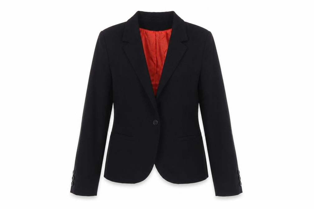 H&M Women's Black Blazer, Size 10, Slim Fit