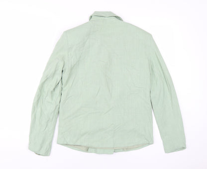 PRETTYLITTLETHING Green Double-Breasted Women's Blazer